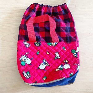 HANDMADE sanrio pochacco drawstring pouch
